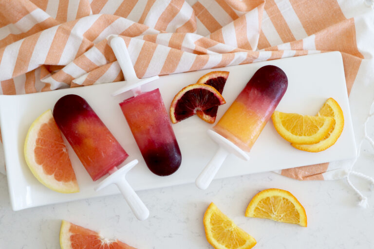 Citrus Layered Popsicles