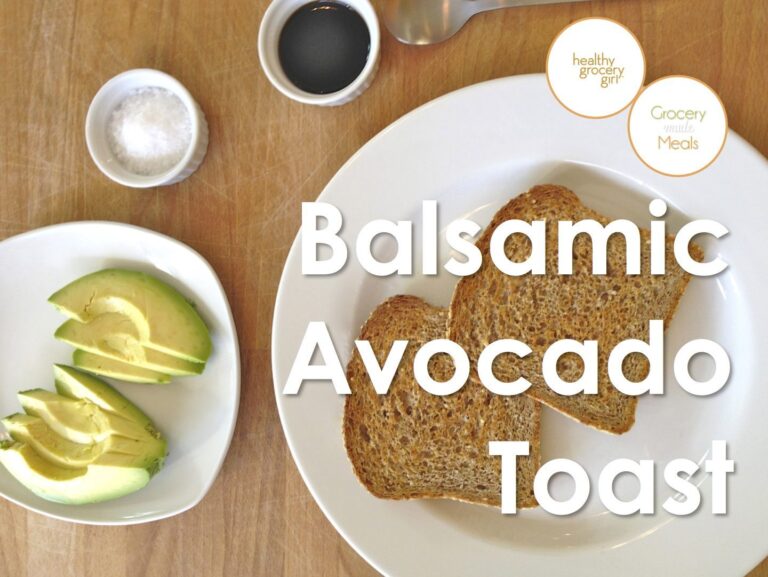 Balsamic Avocado Toast