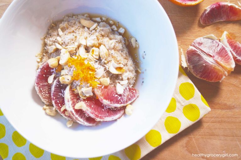 Cashew Orange Oatmeal