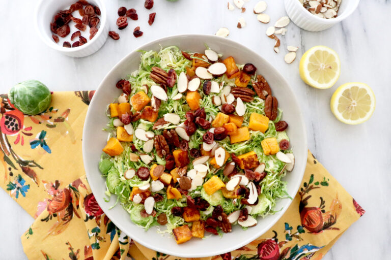Brussels Sprouts Butternut Salad