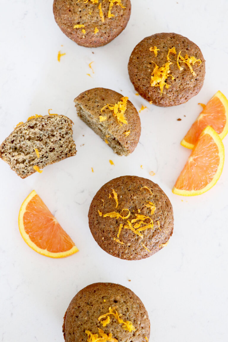 Gluten-Free Cara Cara Chia Muffins