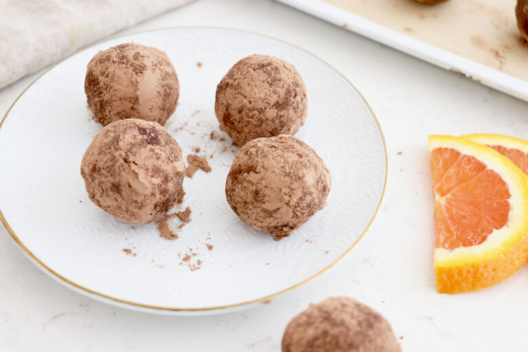 Cara Cara Orange Chocolate Truffles