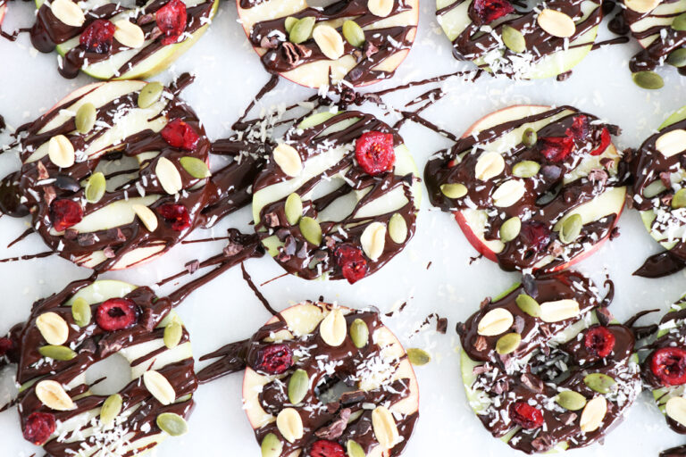 APPLE & PEAR CHOCOLATE TREATS