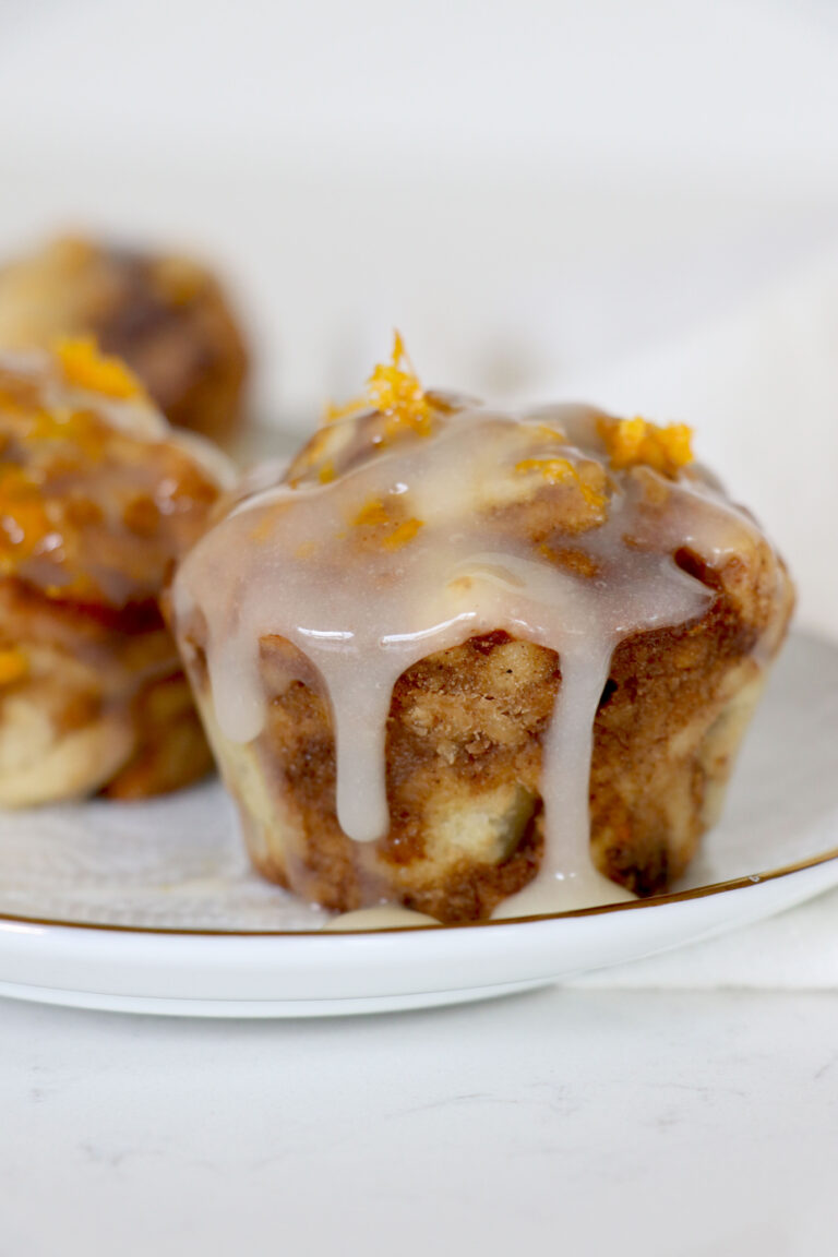 Orange Cinnamon Roll Muffins