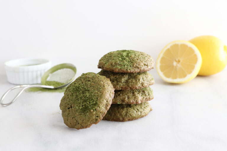 LEMON MATCHA TEA COOKIES