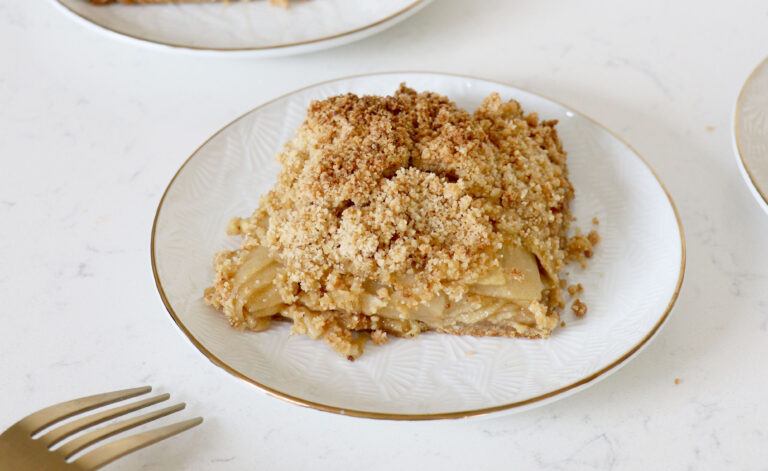 Orange Apple Crumble Bars