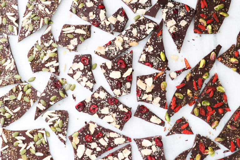 Easy Homemade Dark Chocolate Bark