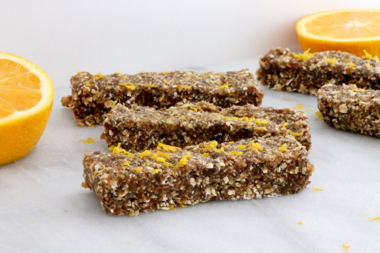 Orange Oat Energy Bars