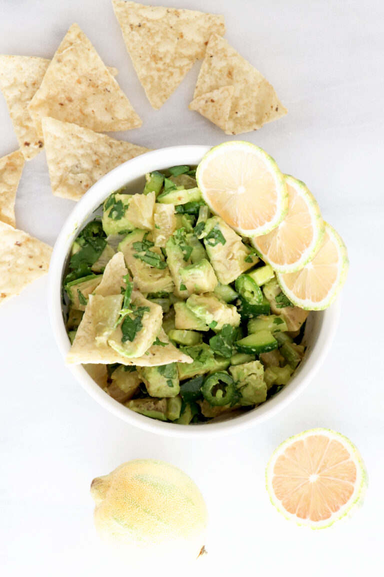 PINK LEMON AVOCADO SALSA