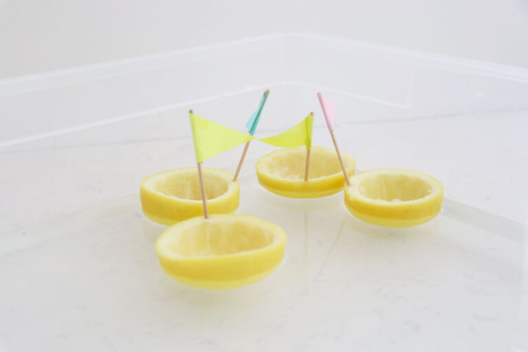 Summer Activity For Kids – DIY Lemon Boats