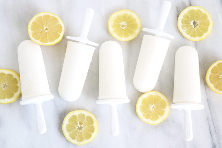 COCONUT LEMON POPS | FROZEN SUMMER DESSERT