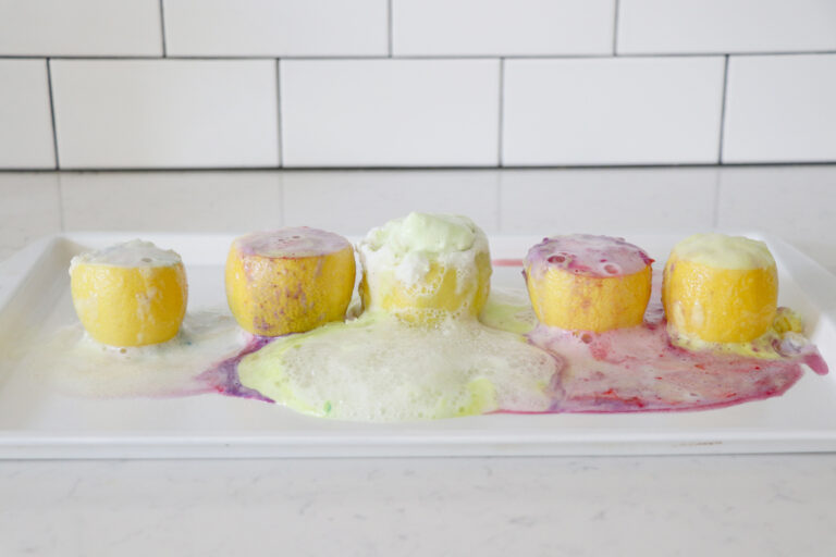 Colorful Lemon Volcanoes