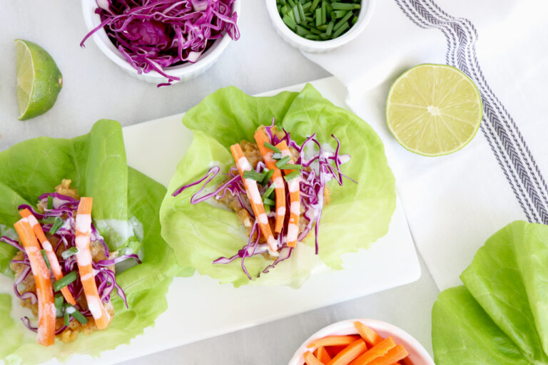 LENTIL LETTUCE WRAPS + SPRING MEAL PLAN