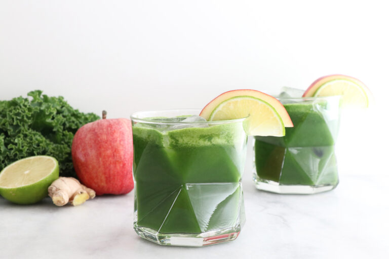KALE APPLE GINGER LIMEADE JUICE