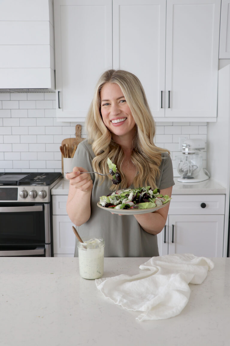 Little Gem Salad with Dilly Ranch Dressing