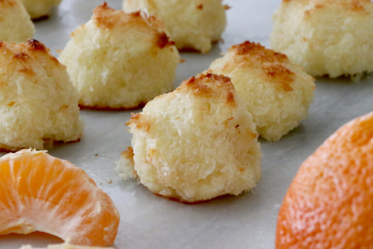 Clementine Orange Coconut Macaroons