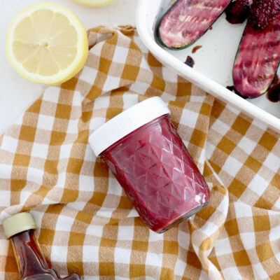 Jar of Maple Blackberry Marinade