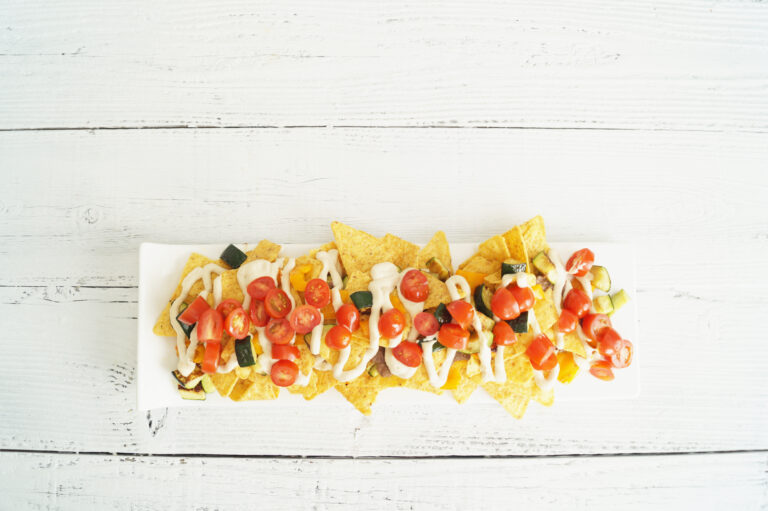 Black Bean Mole Nachos