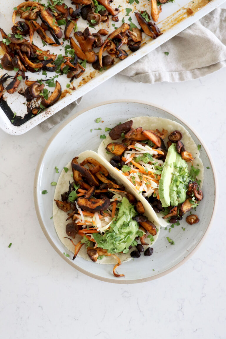 Mushroom Carnitas Tacos
