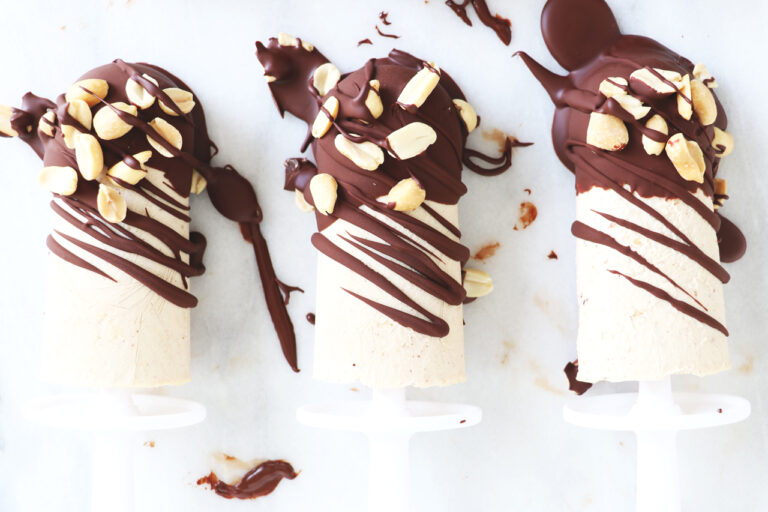 COCONUT PEANUT BUTTER CHOCOLATE FROZEN BARS