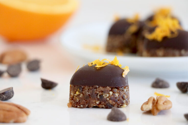 Chocolate Orange Heart Bites