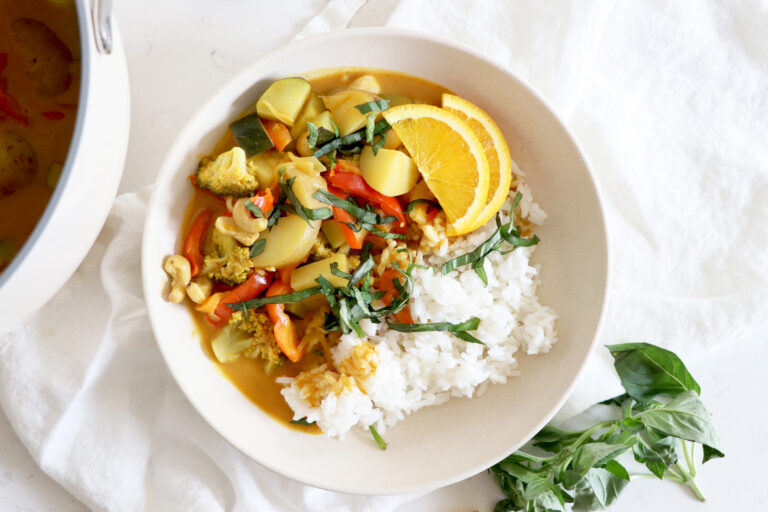 Orange Veggie Pumpkin Curry