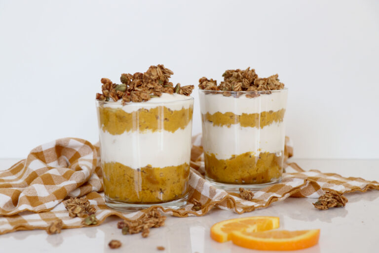 Orange Pumpkin Pie Parfait