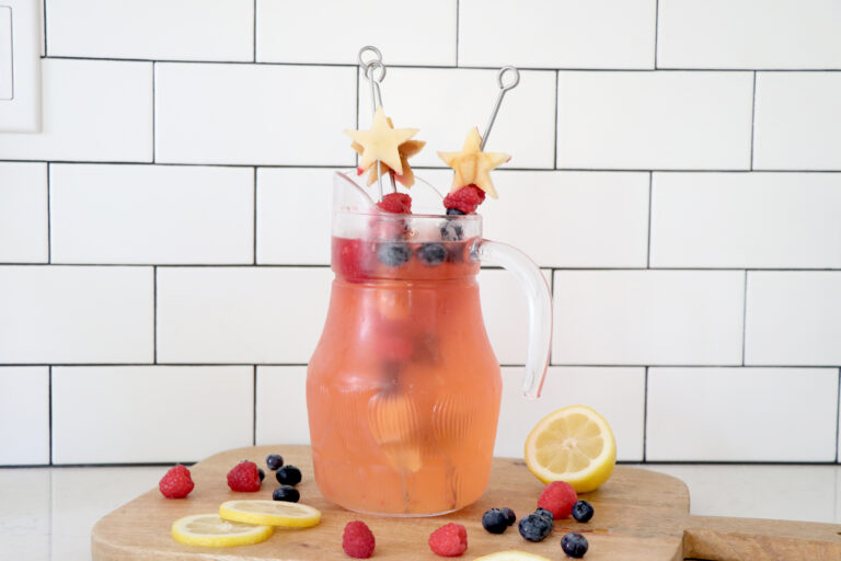 Red, White & Blue Lemonade + Collab with Produce For Kids
