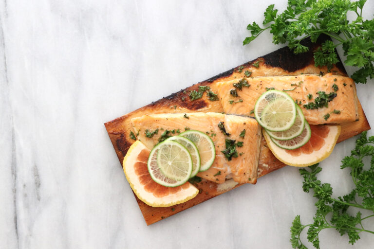 CITRUS MAPLE GRILLED SALMON