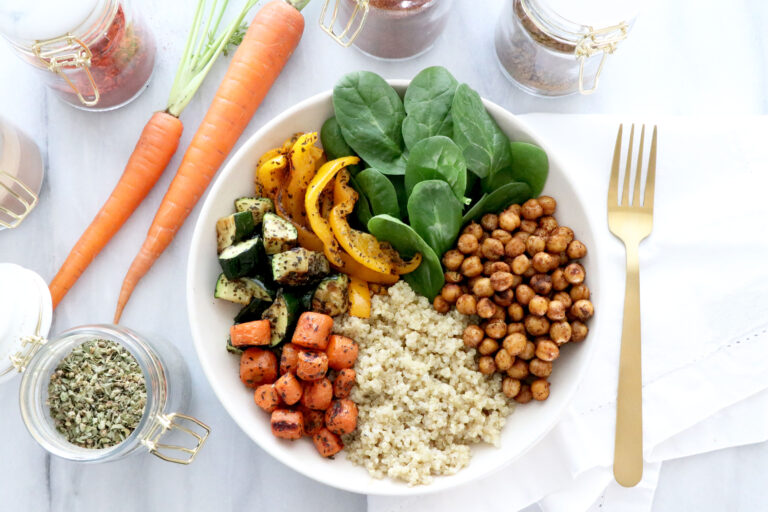 TOP 5 SPICES AND ROASTED VEGGIE BOWL RECIPE