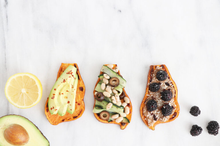 SWEET POTATO TOAST 3 WAYS
