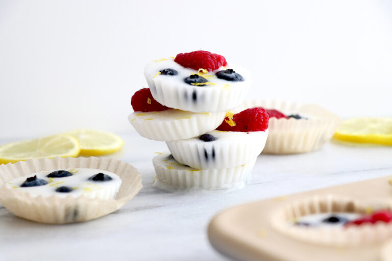 Lemon Berry Yogurt Bites